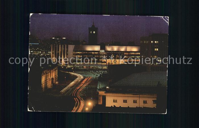 BERLIN  CITY Palast der Republik bei Nacht