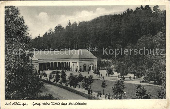Bad Wildungen Georg Viktor Quelle und Wandelhalle