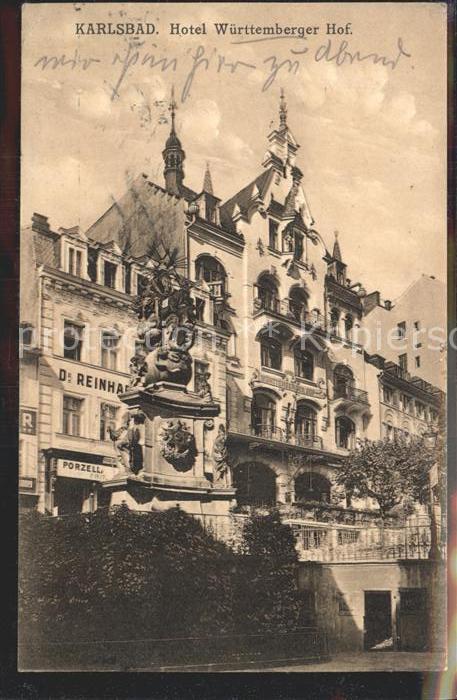 Karlsbad Eger Karlovy Vary Hotel Wuerttemberger Hof