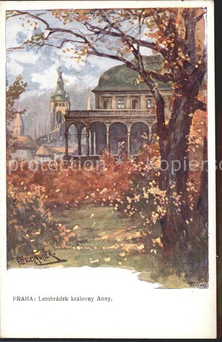 Praha Prahy Prague Belvedere Kuenstlerkarte