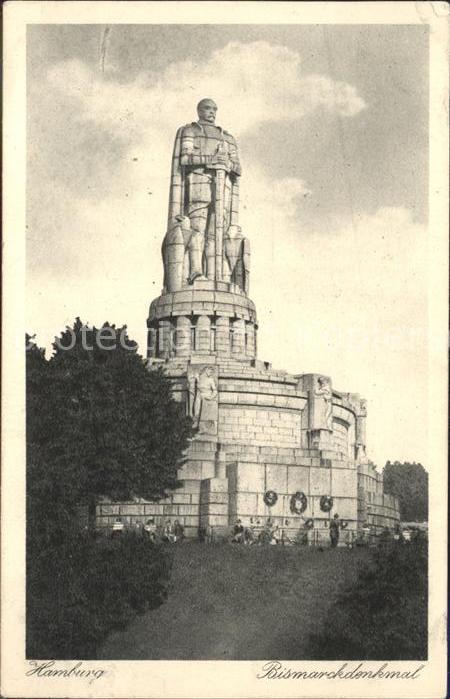 HAMBURG  CITY Bismarckdenkmal