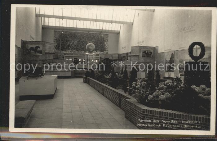 Bruxelles Bruessel Pavillon des Pays-Bas Interieur