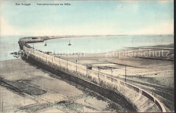 Zeebrugge Fliegeraufnahme Mole