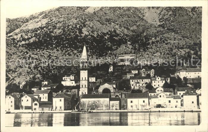 Perasto Kotor Teilansicht Kirche