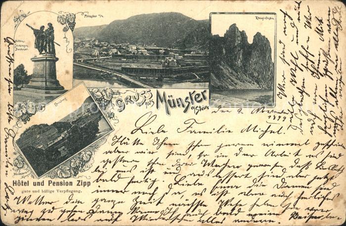 Muenster Stein Hutten Sickingen Denkmal Ebernburg Rheingrafenstein