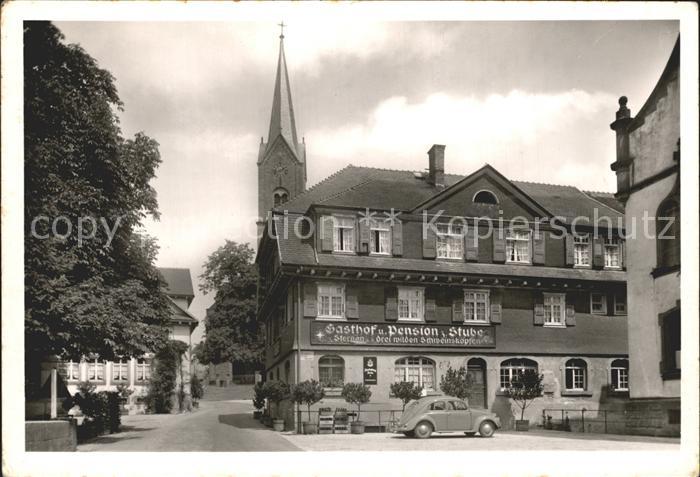 Oberharmersbach Gasthof Pension Zur Stube Zum Sternen und den Drei wilden Schwei