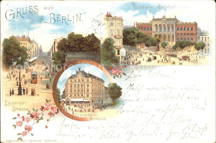 BERLIN  CITY Potsdamer Bahnhof Leipziger Str Grand Hotel Bellevue