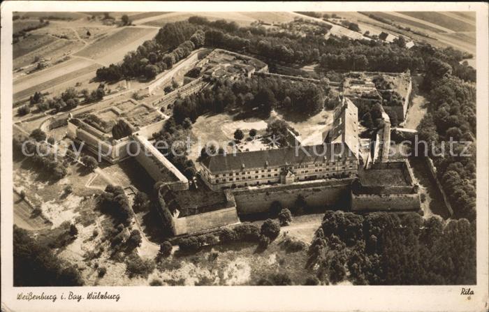 Weissenburg Bayern Wuelzburg Fliegeraufnahme