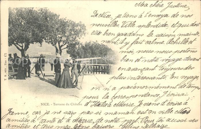 Nice Alpes Maritimes Terrasse du Chateau