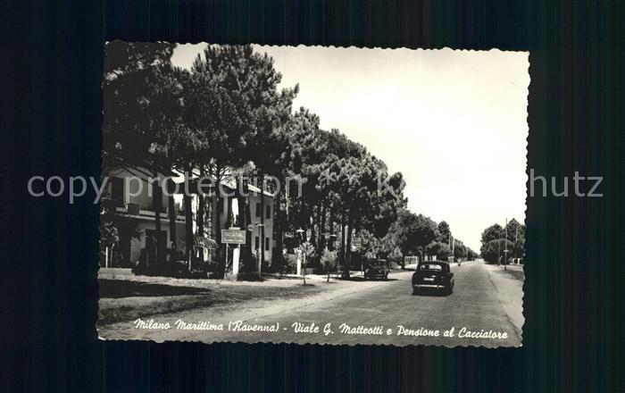 Milano Marittima Viale G Matteotti e Pensione al Cacciat