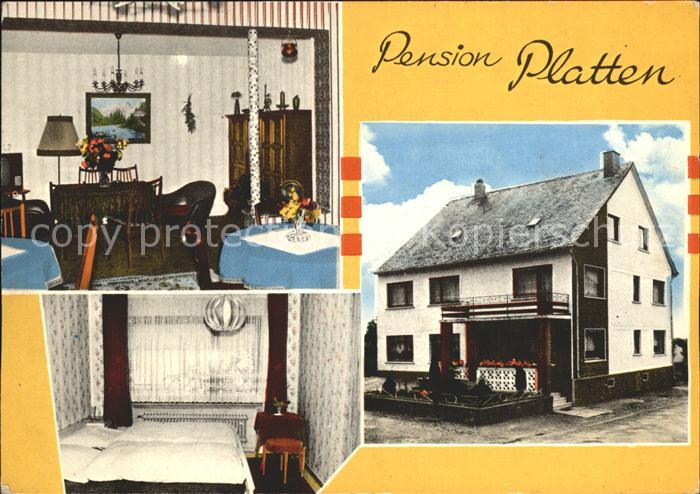 Moersdorf Hunsrueck Pension Plattn Gaststube Zimmer