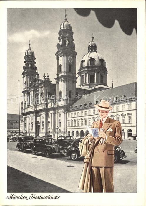 Muenchen Bayern Theatinerkirche