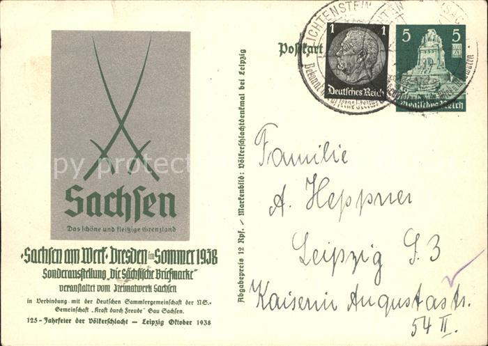 DRESDEN Elbe Sonderausstellung Die Saechsische Briefmarke