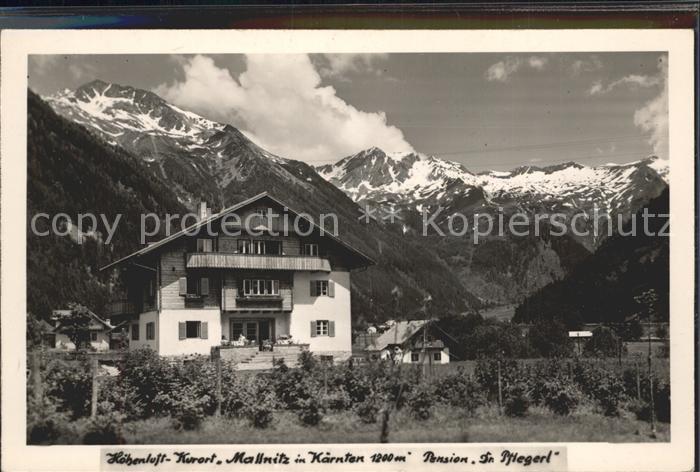 Mallnitz Kaernten Pension Pflegerl