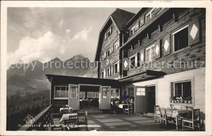 Ramsau Dachstein Steiermark Austriahuette Terrasse