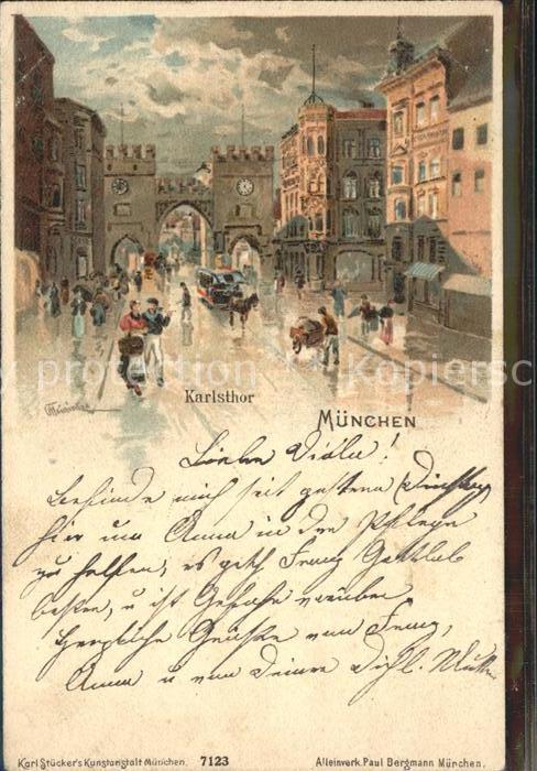 Muenchen Bayern Karlsthor