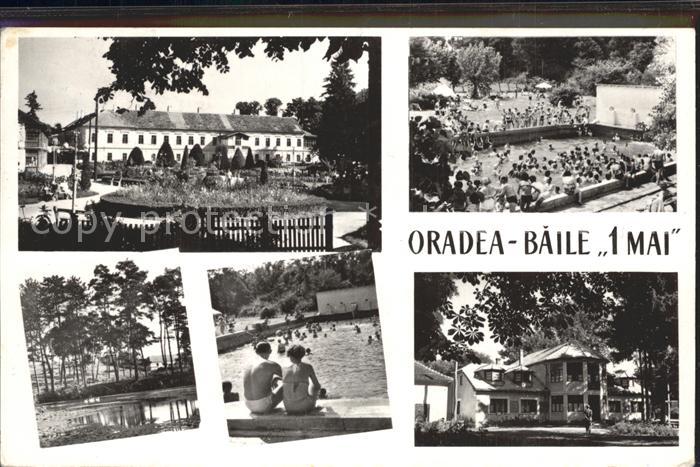Oradea Baile 1 Mai Schwimmbad Teilansichten