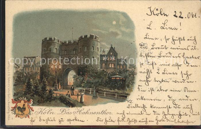 Koeln Rhein Das Hahnenthor