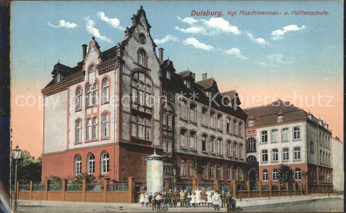 Duisburg Ruhr Kgl Maschinenbau und Huettenschule