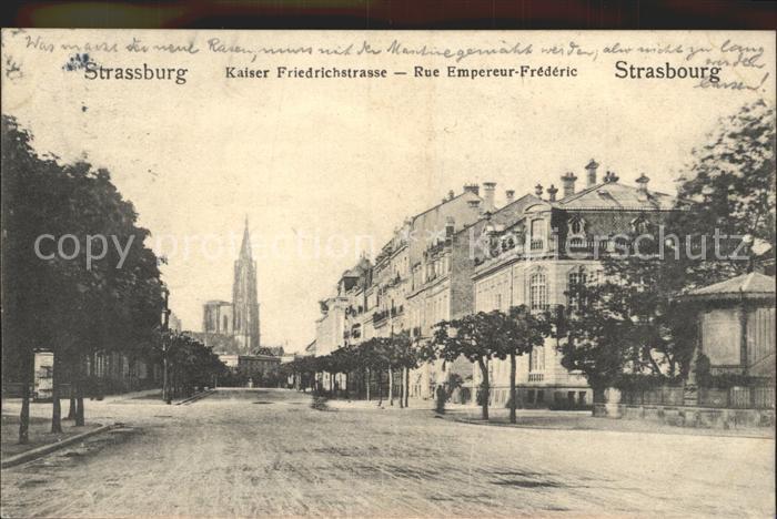 Strassburg Elsass Rue Empereur Frederic