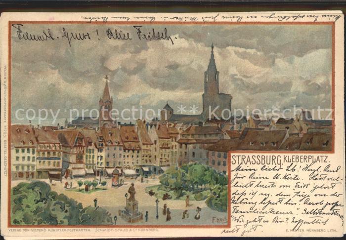 Strassburg Elsass Kleberplatz