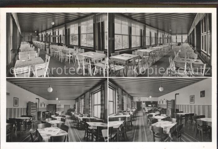 Osterode Harz Gaststaette Soesetal Sperre Gast und Speiseraum