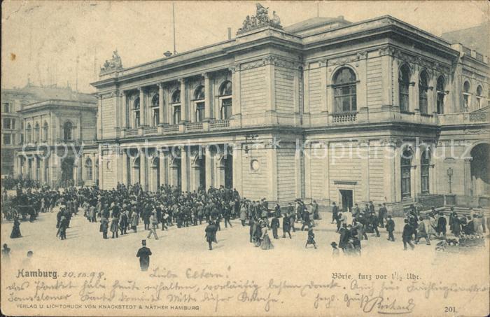 HAMBURG  CITY Boerse kurz vor Eroeffnung