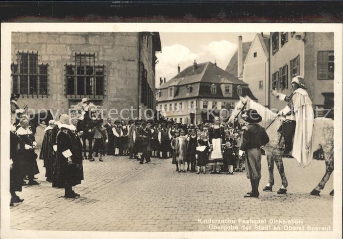 Dinkelsbuehl Kinderzeche Festspiel uebergabe der Stadt