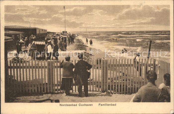 Cuxhaven Nordseebad Familienbad Strand