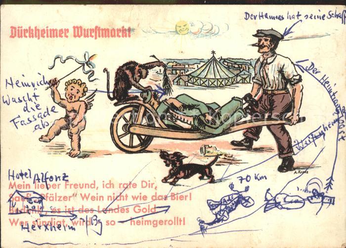 Bad Duerkheim Duerckheimer Wurstmarkt Karikatur