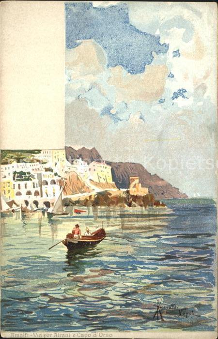 Amalfi Kuenstlerkarte