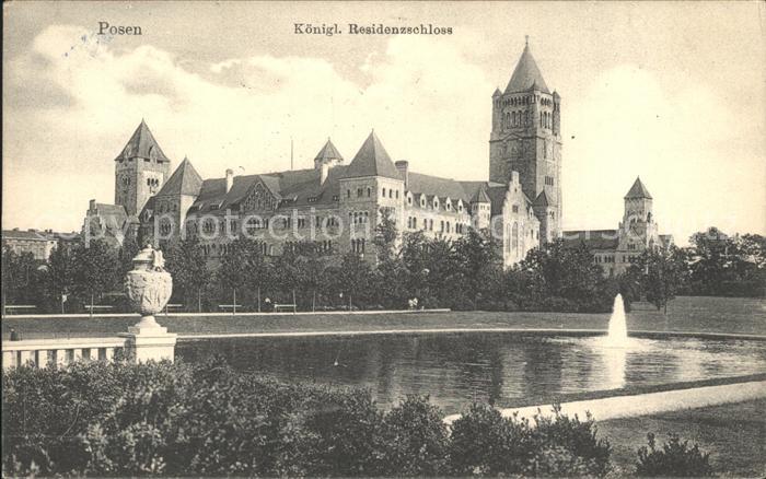 Posen Poznan Koenigl. Residenzschloss