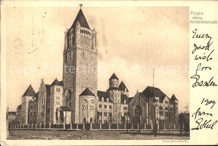Posen Poznan Residenzschloss