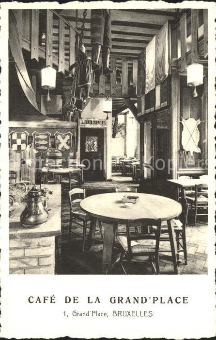 Bruxelles Bruessel Cafe de la Grand Place