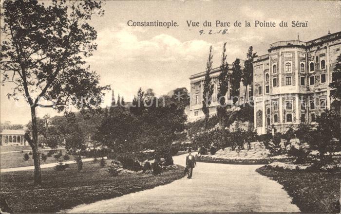 Istanbul Constantinopel Parc de la Pointe du Serai