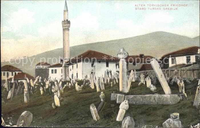 SARAJEVO Sarajewo Bosnia-Herzegovina alter tuerkischer Friedhof