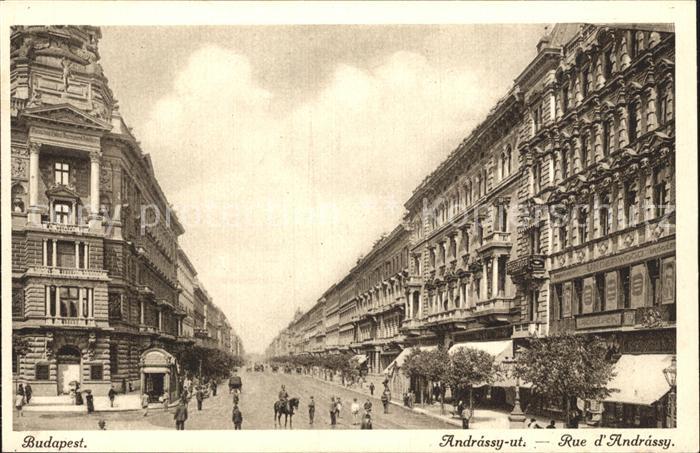 Budapest Rue d`Andrassy
