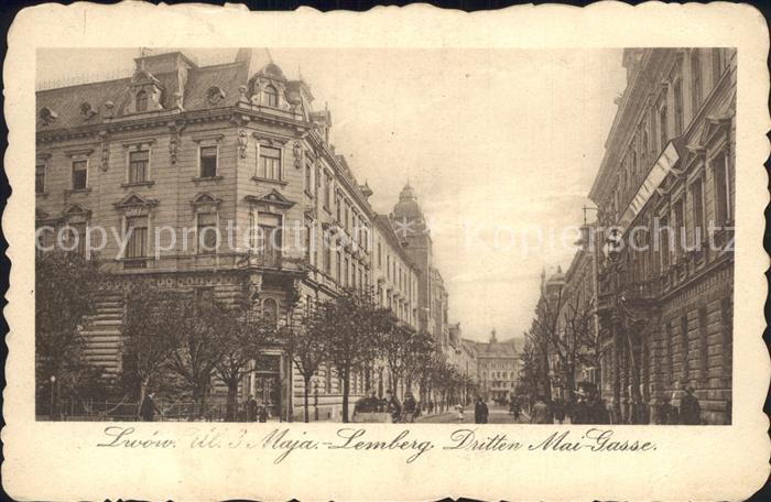 Lwow Lemberg Lviv Dritten Mai Gasse