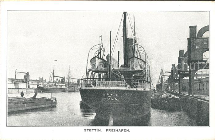 Stettin Szczecin Pommern Freihafen