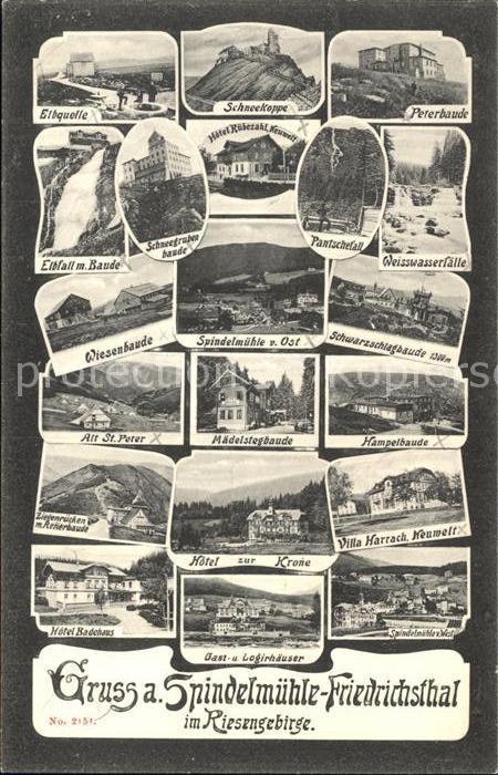 Spindelmuehle Riesengebirge Friedrichsthal im Riesengebirge