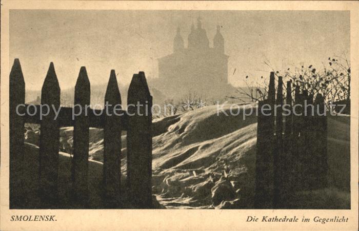 Smolensk Kathedrale im Winter