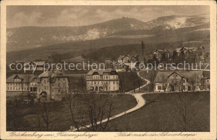 Brueckenberg Riesengebirge mit Schneekoppe