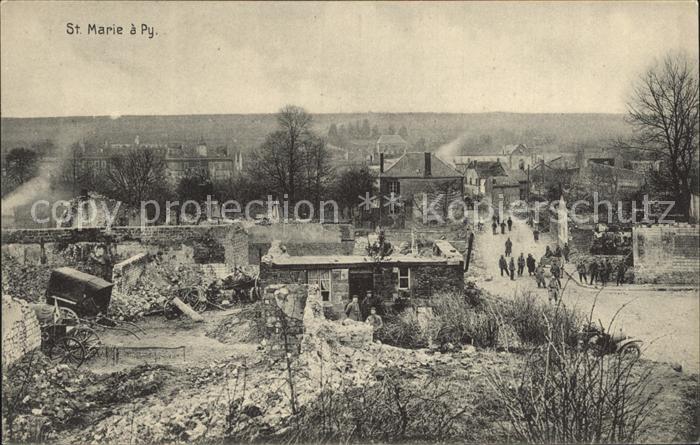 Saint Marie Ruinen Soldaten