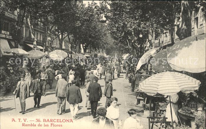 Barcelona Cataluna Rambla de las Flores