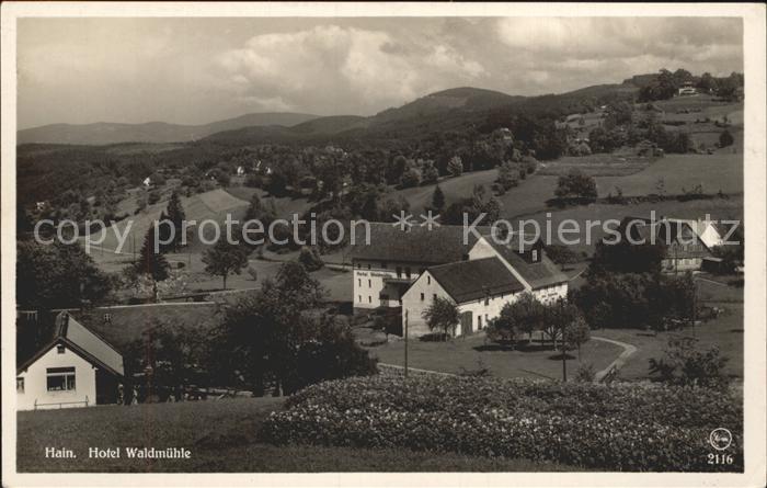 Hain Riesengebirge Hotel Waldmuehle