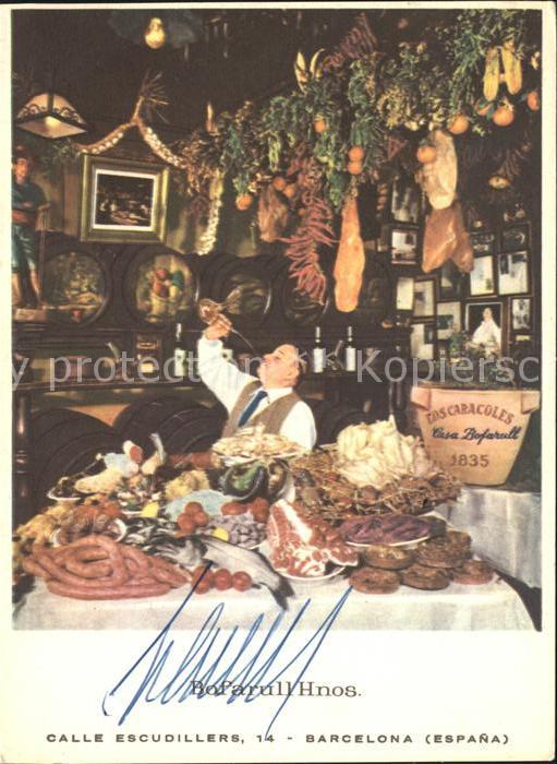 Barcelona Cataluna Calle Escudillers Restaurant Los Caracoles