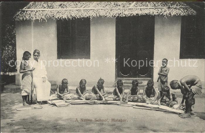 Malabar Kinder in der Schule Malabar