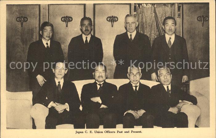 Japan C. E. Union Officiers Gruppenfoto