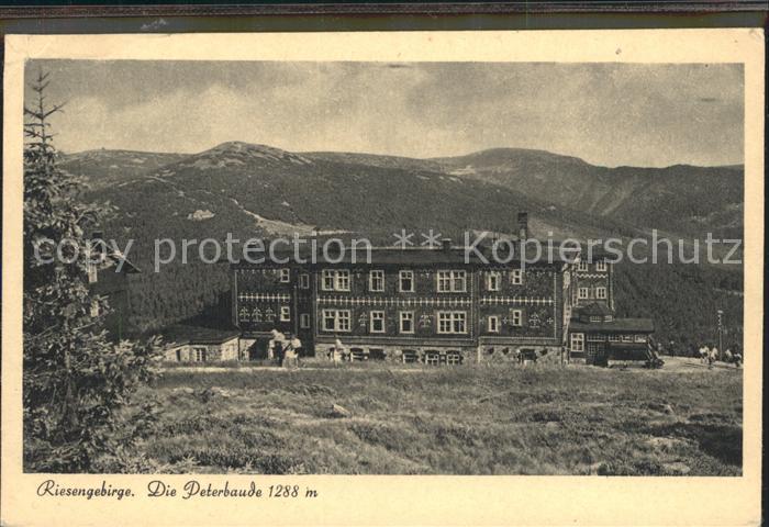 Sudetengau Petersbaude Riesengebirge