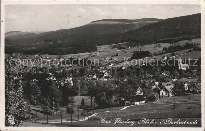 Bad Flinsberg Swieradow Zdroj Blick von Buchenbaude